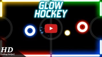 Video gameplay Glow Hockey 1