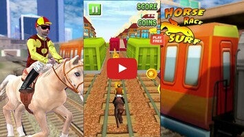 Video gameplay Extreme Horse Race Subway Surf 1