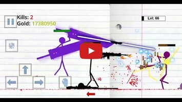 Video gameplay Stickman Physics Battle Arena 1