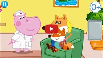 Video gameplay Hippo doctor: Kids hospital 1