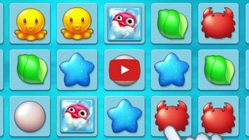 Gameplay video of Ocean Friends : Match 3 Puzzle 1