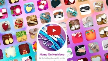 Vidéo au sujet deName on necklace - Name art1