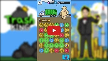 Gameplay video of Trash King: Clicker Games 1