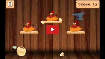 Vídeo de gameplay de Chicken Madness: Catching Eggs 1