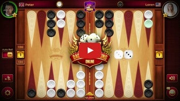 طريقة لعب الفيديو الخاصة ب Backgammon King Online1