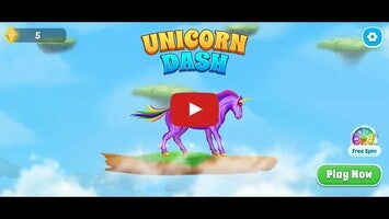 Video gameplay Unicorn Dash Run : Horse Game 1