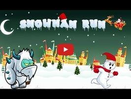 Gameplay video of Snowman Run 1