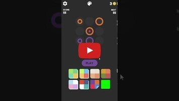 Gameplayvideo von Rainbow Rings: Color Puzzle Game 1