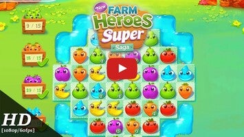 Gameplay video of Farm Heroes Super Saga 1