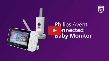 Video about Philips Avent Baby Monitor+ 1