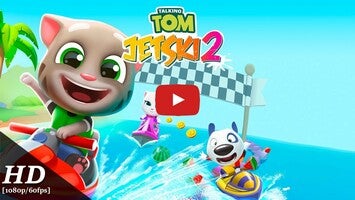 Gameplay video of Talking Tom Jetski 2 1