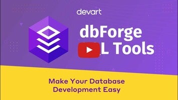 Video about dbForge SQL Tools 1