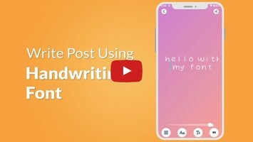 Video über Draw and Make Handwriting Fonts 1