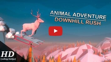 วิดีโอการเล่นเกมของ Animal Adventure: Downhill Rush 1
