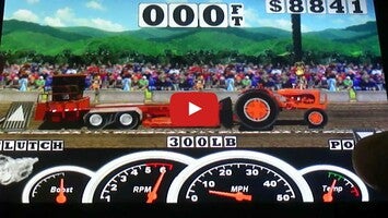 Video gameplay Tractor Pull 1