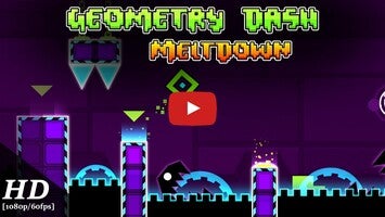 Gameplay video of Geometry Dash Meltdown 1