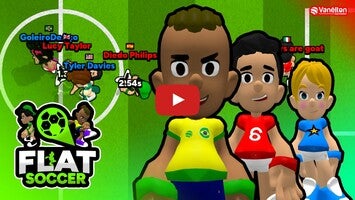 طريقة لعب الفيديو الخاصة ب FlatSoccer: Online Soccer1