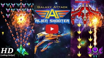 Video gameplay Galaxy Attack: Alien Shooting 1