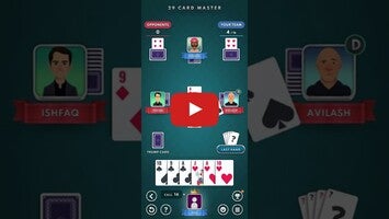 Gameplay video of 29 Card Master : Offline Game 1