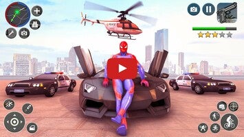 Video del gameplay di Spider Rope Man Superhero Game 1