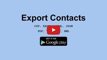 Vidéo au sujet deExport contacts1