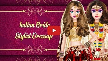 Gameplay video of Indian Bride Makeup Dress Game 1