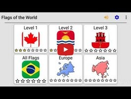 Vidéo de jeu deDrapeaux du monde1