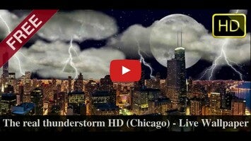 Video about The real thunderstorm HD - free 1