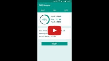 فيديو حول RAM Booster - Cache Cleaner1