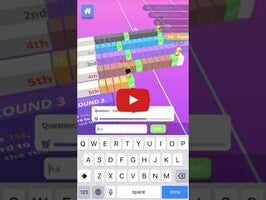 Gameplay video of Type Run - Trivia 1