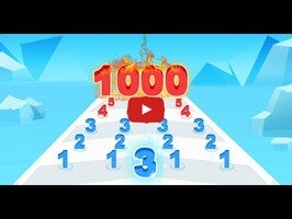 Gameplay video of Number Merge: Run Master 3D 1