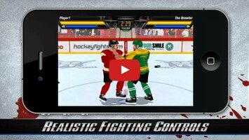 Video gameplay Hockey Fight Lite 1