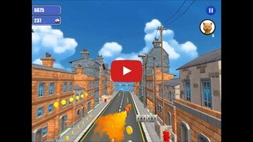 Gameplay video of Cat Subway Run: Leo Cat vs Dog 1