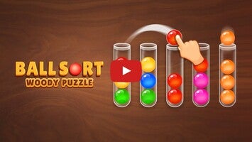 Gameplay video of Color Ball Sort Woody Puzzle 1