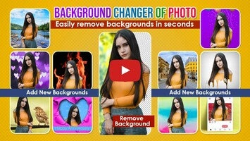 วิดีโอเกี่ยวกับ Background Changer of Photo 1