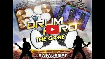 Gameplay video of Drum Hero (rock music game, ti 1