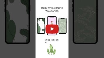 Vidéo au sujet deSage green wallpaper1