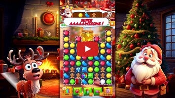 Video gameplay Christmas Magic: Match 3 Game 1