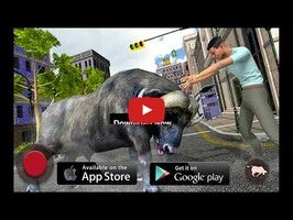 Vidéo de jeu deCrazy vs real bull run1