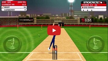 طريقة لعب الفيديو الخاصة ب Stick Cricket1