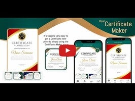 فيديو حول Real Certificate maker1