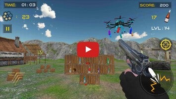 Gameplay video of Bottle Shot 3D Sniper 1