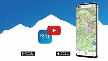 วิดีโอเกี่ยวกับ IGNrando' – France hiking maps 1