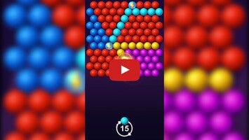 Video gameplay Bubble Shooter 1