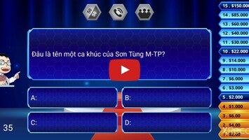 Gameplay video of Triệu Phú Là Ai : Giáo Sư Xoay 1