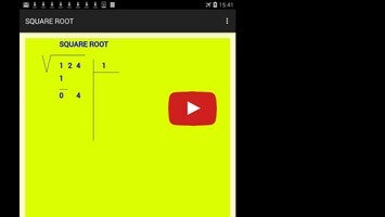 Vídeo sobre raiz quadrada 1
