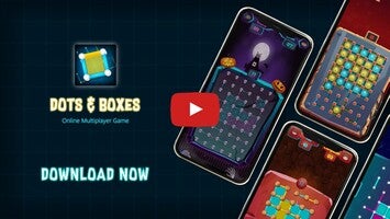 طريقة لعب الفيديو الخاصة ب Dots and Boxes!1