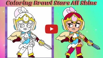 วิดีโอเกี่ยวกับ Coloring Brawl Stars All Skins 1