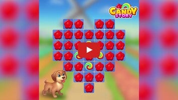 Gameplay video of Candy Story - Match 3 Manor 1