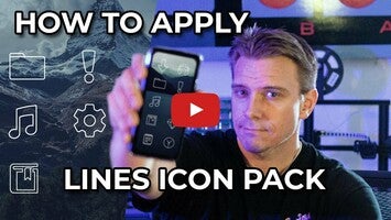 Lines Dark - Icon Pack1 hakkında video